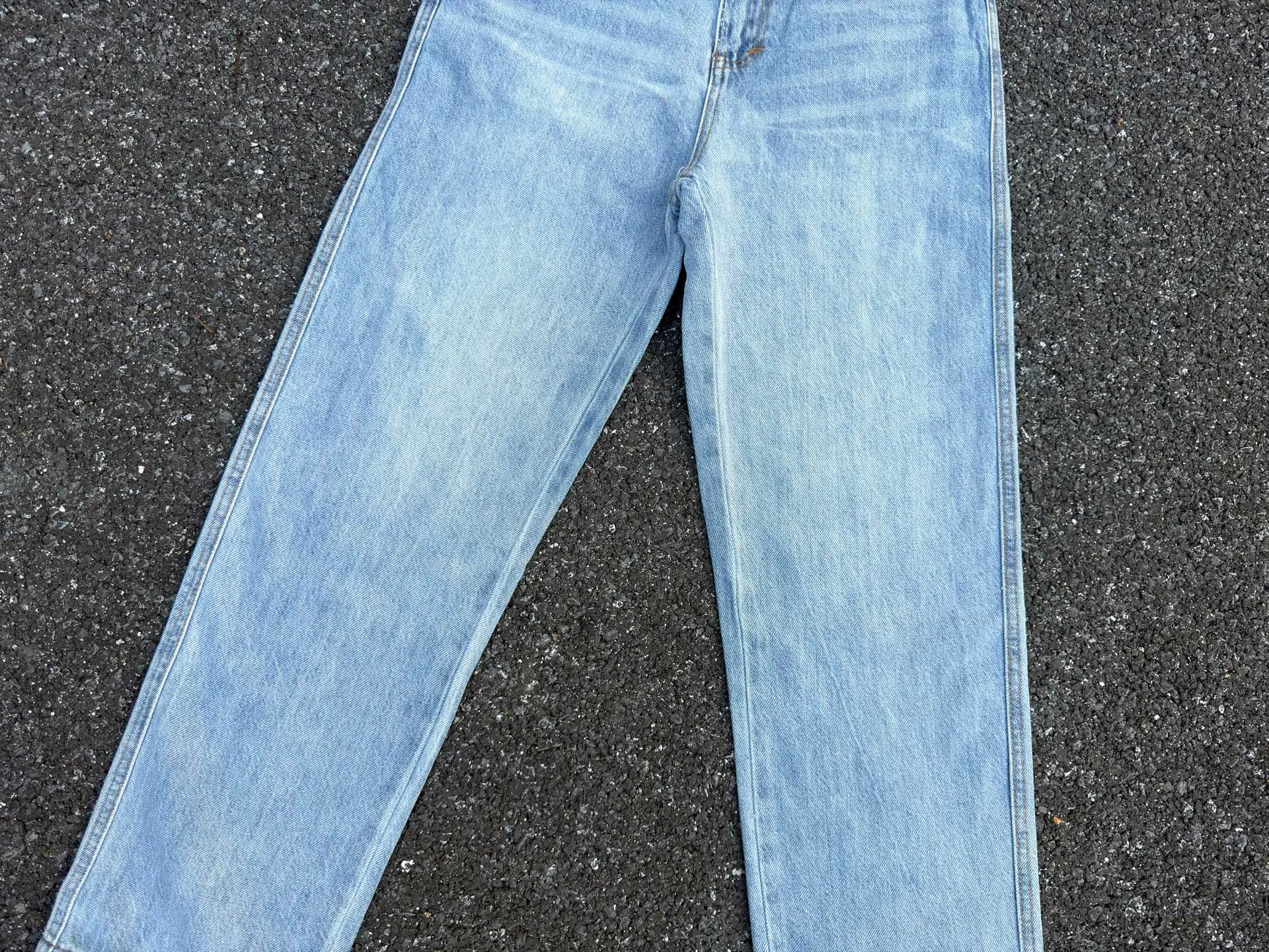 P220💰G02 GALLERY DEPT. Classic embroidered splash-ink washed jeans. Size: 28 30 32 34 36